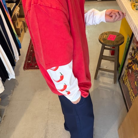HOT'N TASTY L/S Tee(CHILI)