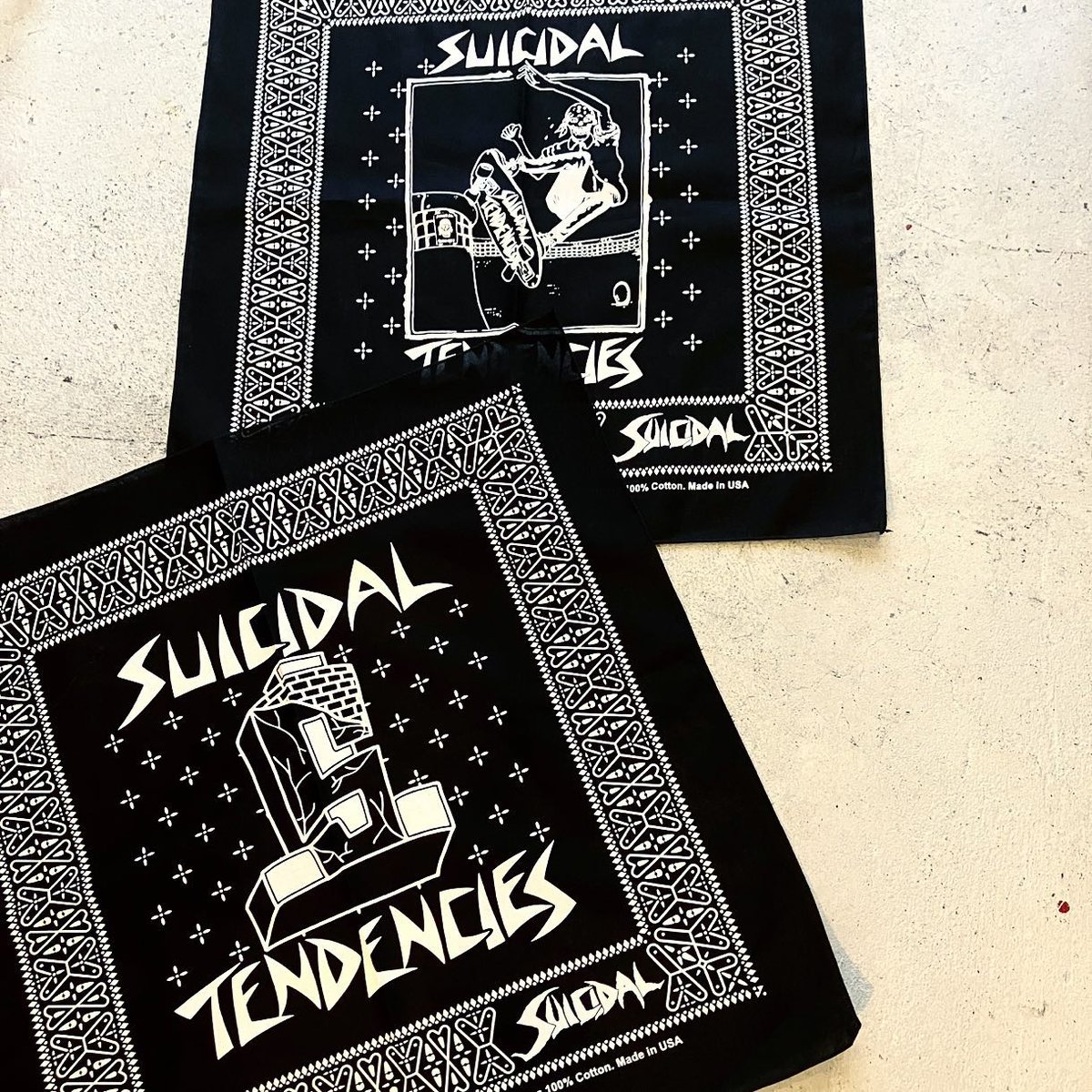 🇺🇸MADE IN USA/ 【SUICIDAL TENDENCIES】BANDANA | N