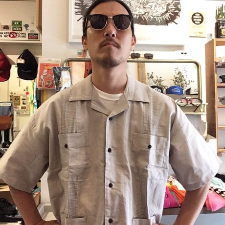 LINEN S/S GUAYABERA