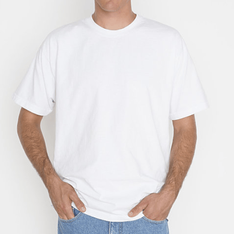 🇺🇸Los Angeles Apparel/ S/S Grmnt Dye Crew Neck 6.5oz