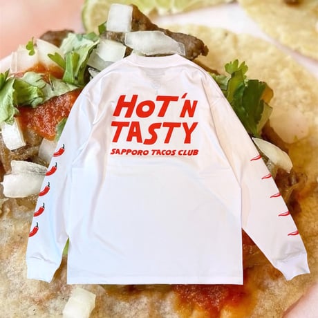 HOT'N TASTY L/S Tee(CHILI)