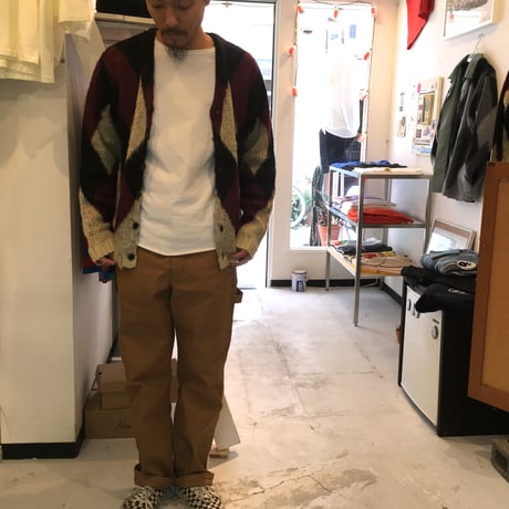 ACRYLIC MOHAIR CARDIGAN