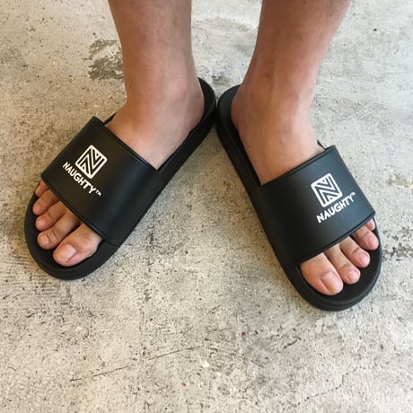 "N" SLIDER SANDAL