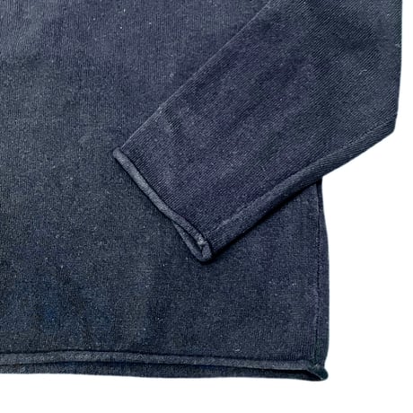 ROLL UP SWEATER (NVY)