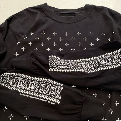 NT BANDANA L/S Tee(BLK)
