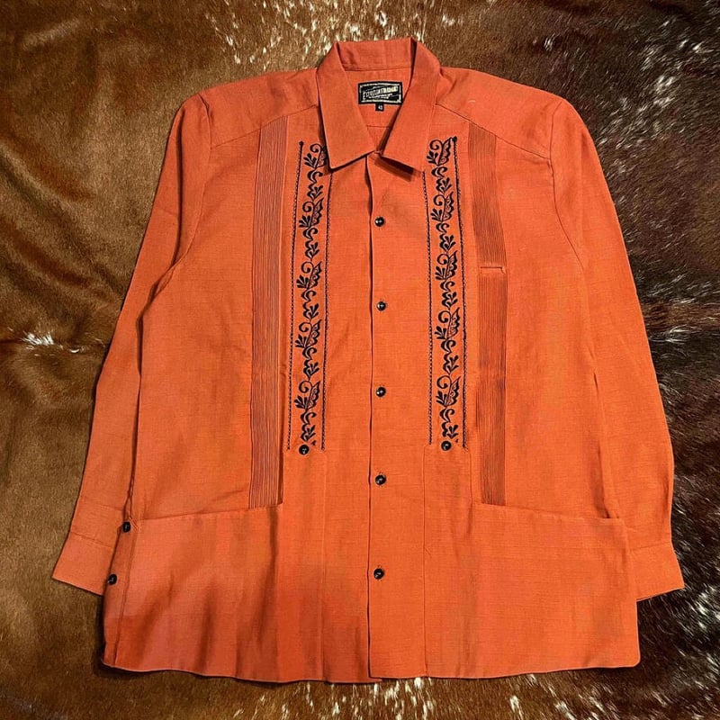 古着 グァヤベラESTRELLA STANDARD GUAYABERA ESTRELLA STANDARD