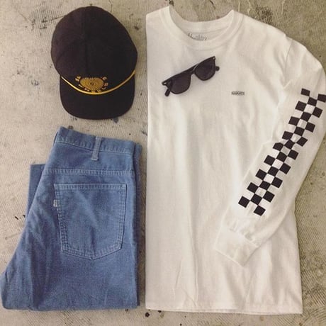 CHECKER L/SLEEVE Tee
