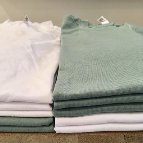 🇺🇸Los Angeles Apparel/ S/S Grmnt Dye Crew Neck 6.5oz