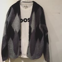 ACRYLIC MOHAIR CARDIGAN
