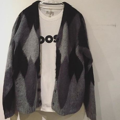 ACRYLIC MOHAIR CARDIGAN