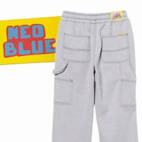 🇺🇸NEO BLUE/ BAGGY PAINTER SWEAT PANTS