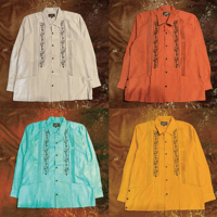 【ESTRELLA STANDARD GUAYABERA 】 "REJILLADA "