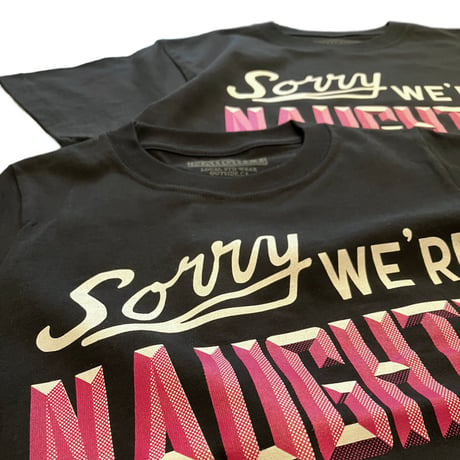 【KIDS】WE'RE NAUGHTY S/S Tee