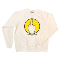 NICE MIDDLE CLUB CREW SWEAT(WHT)