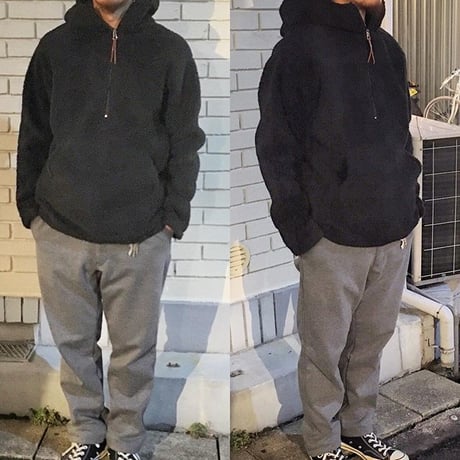 HEAVY FLEECE H-ZIP HOODIE