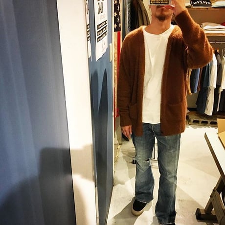 SHAGGY KNIT CARDIGAN