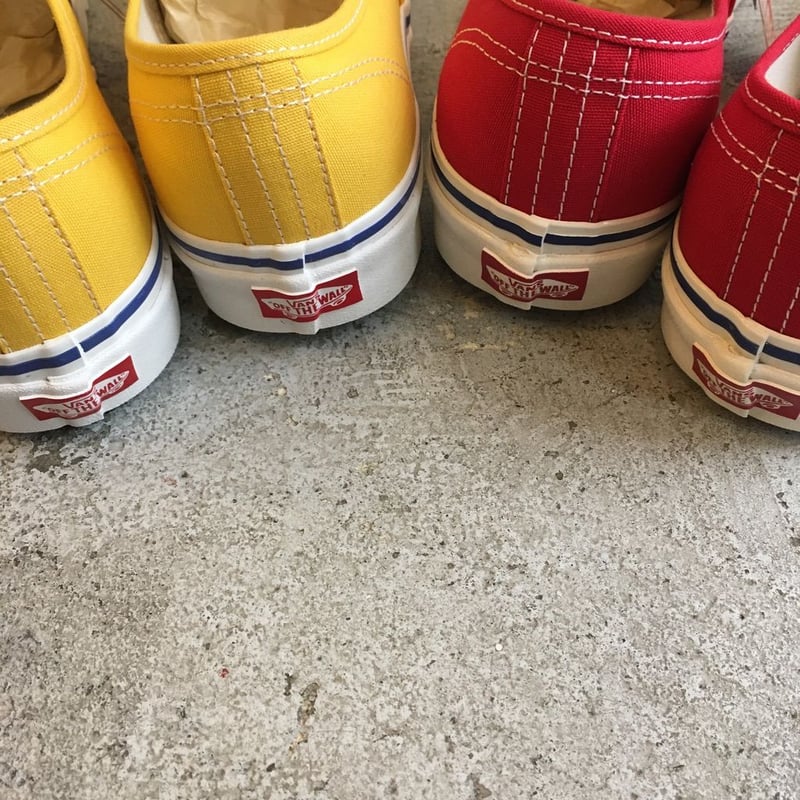 Vans authentic yellow cheap
