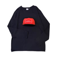 ROLL UP SWEATER (NVY)