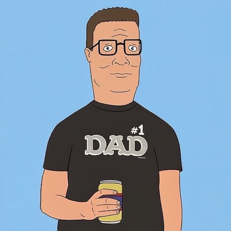 #1 DAD S/S Tee(BLK)