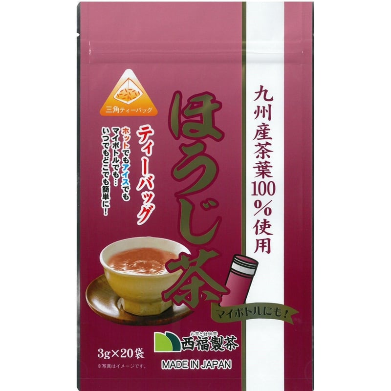 マイボトルほうじ茶ティーバッグ 3g×20P（Houjicha Tea bag) | nish