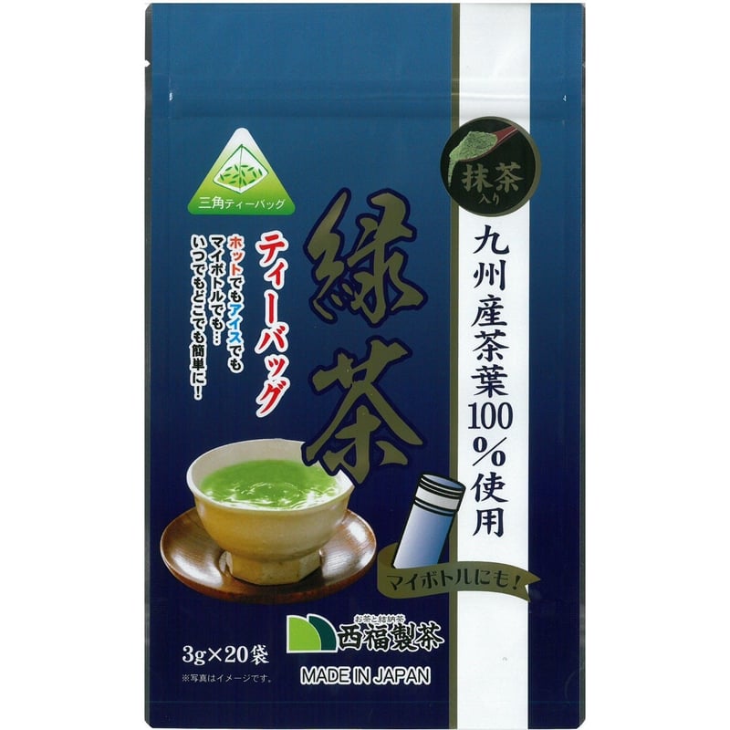マイボトル抹茶入り緑茶ティーバッグ 3g×20P（Green tea with Matcha