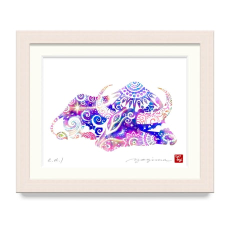 眠り牛 / Sleeping buffalo
