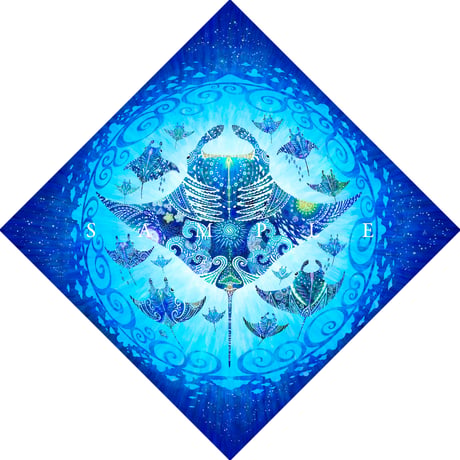 海の星～翠玉飛翼～ / Star of the Sea - Mantas flying in emerald rays -