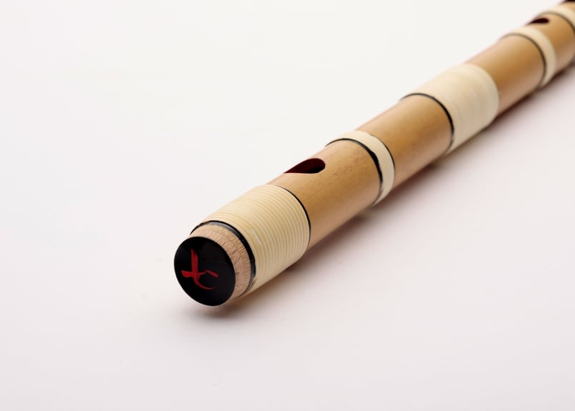 篠笛 石岡の獅子笛 本煤竹 素竹 拭き漆 石岡のおまつり