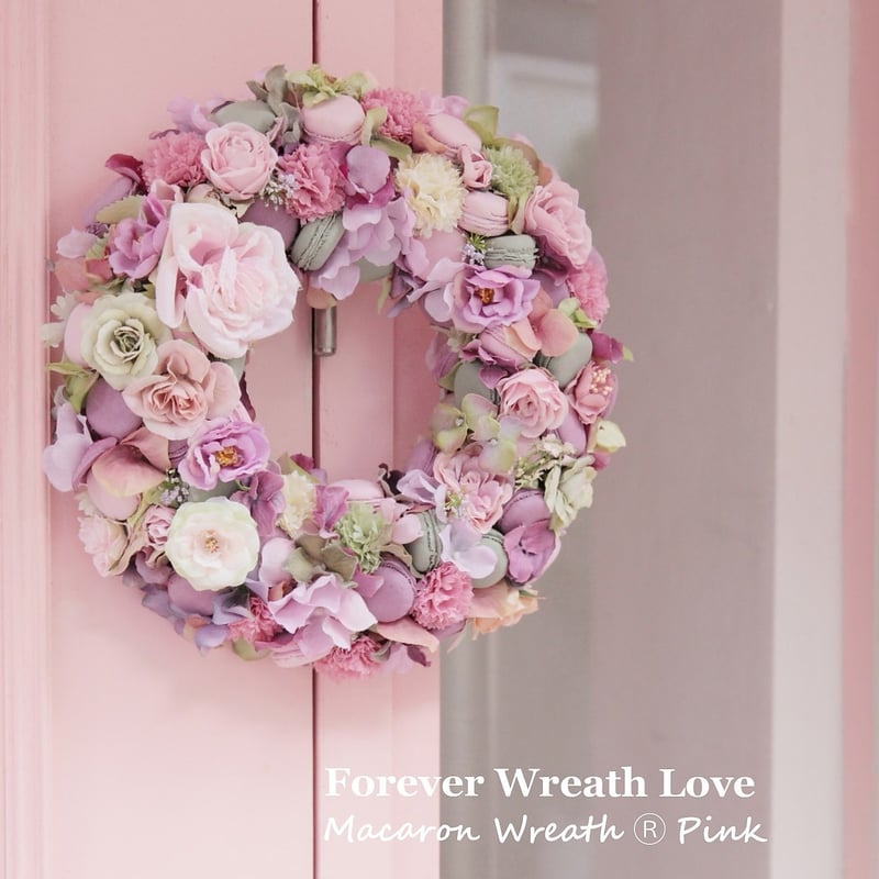 マカロンリースⓇPink 完成品 | Forever Love