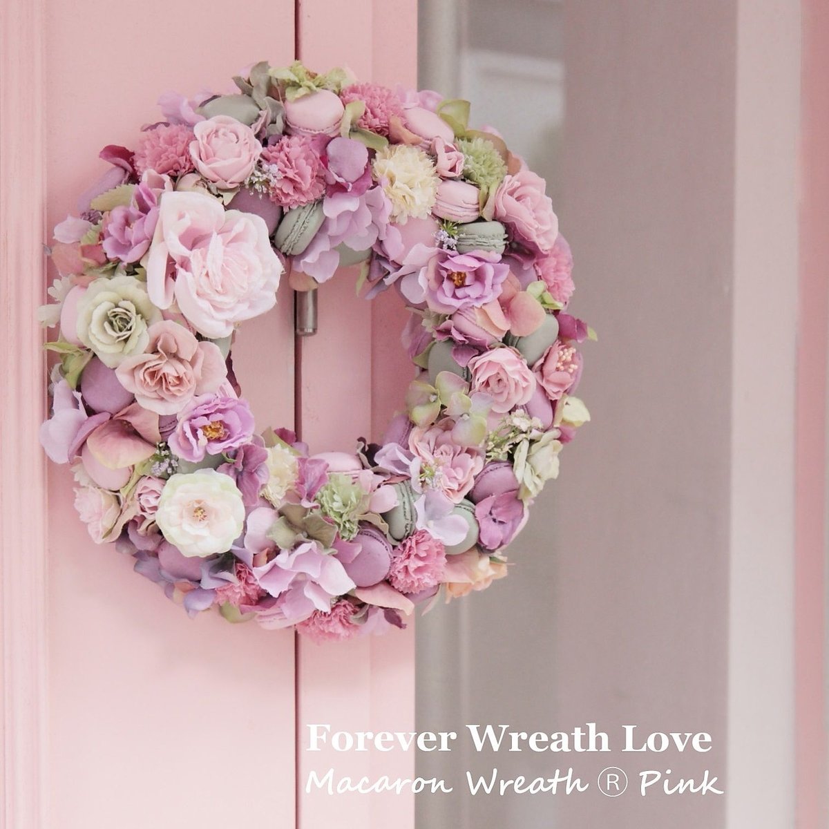 マカロンリースⓇPink 完成品 | Forever Love