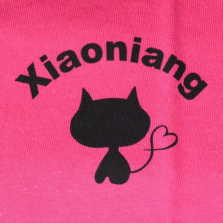 小娘（シャオニャン）　オリジナルＴシャツ【シャオニャンピンク】【XXLサイズ】【受注生産品　約3週間】