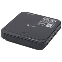 【DVDプレーヤー】（キュリオム／Qriom）コンパクトDVDプレーヤー　KDVP-MN15HD-B