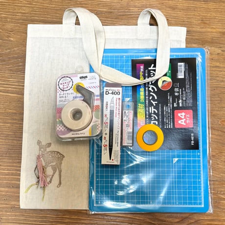 小鹿切り絵お道具セット