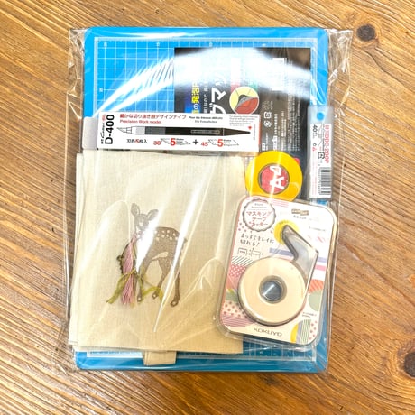 小鹿切り絵お道具セット