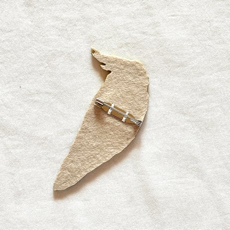 鳥さん刺繍ブローチ