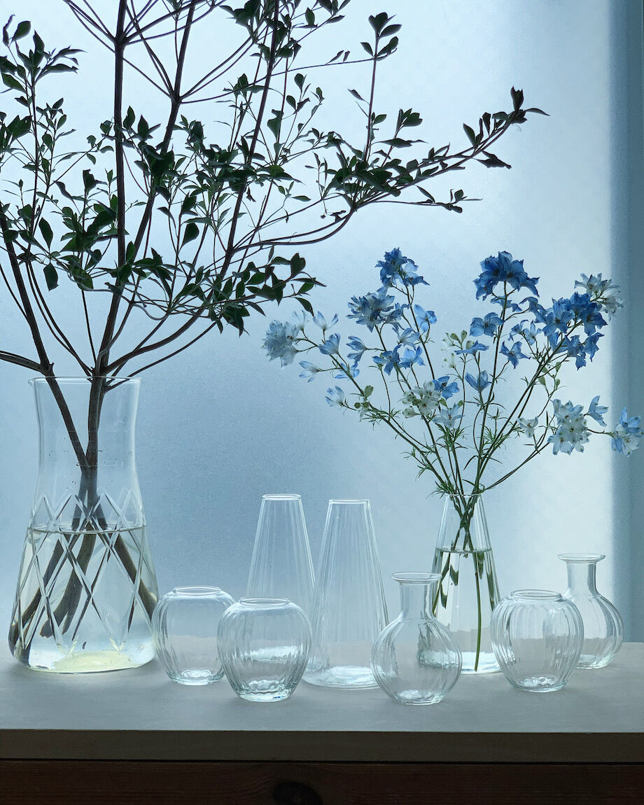 【未使用】ボヘミアクリスタル　500PK 花瓶　フラワーベース 超希少 ボヘミアグラス フラワーベース 500PK 17115/500/10