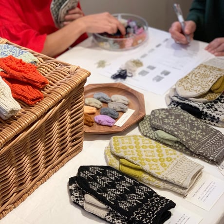 12/18・sunao knitting ・手編みミトン受注会の予約申込み
