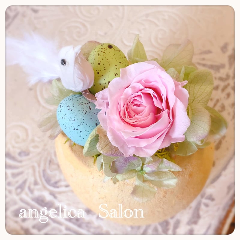 ✨陶器（バラ＆小菊＆ことね菊）プリザ＆ミニ胡蝶蘭（アーティシャル