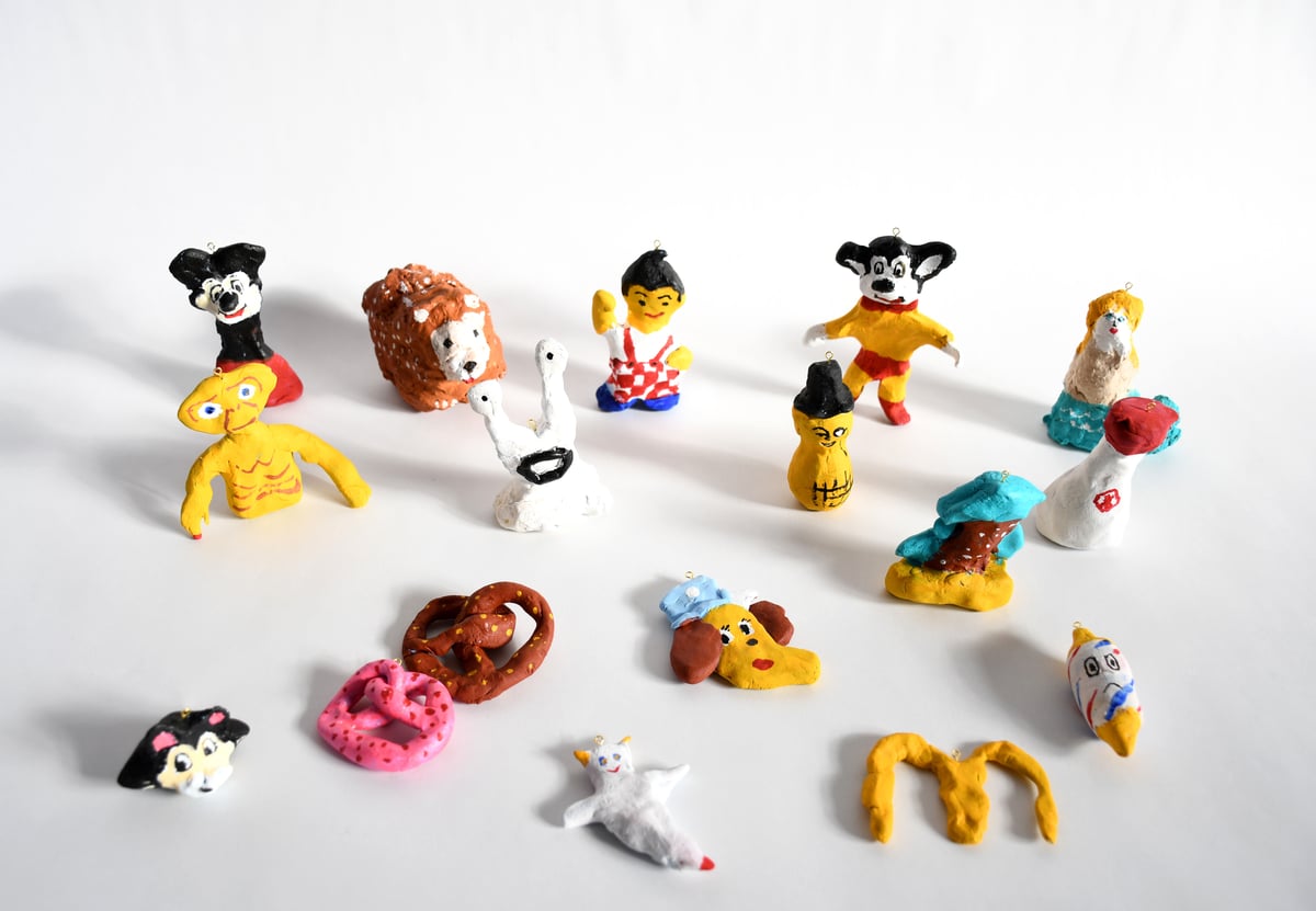 オーナメント作品] プレッツェル ピンク | takihana