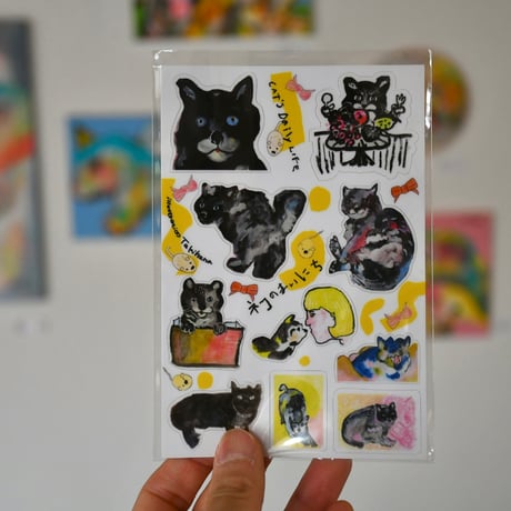 「ネコのまいにち」シールシート