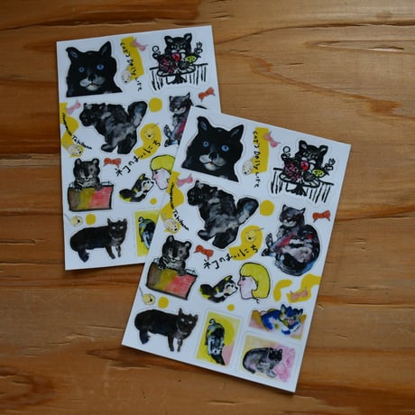 「ネコのまいにち」シールシート