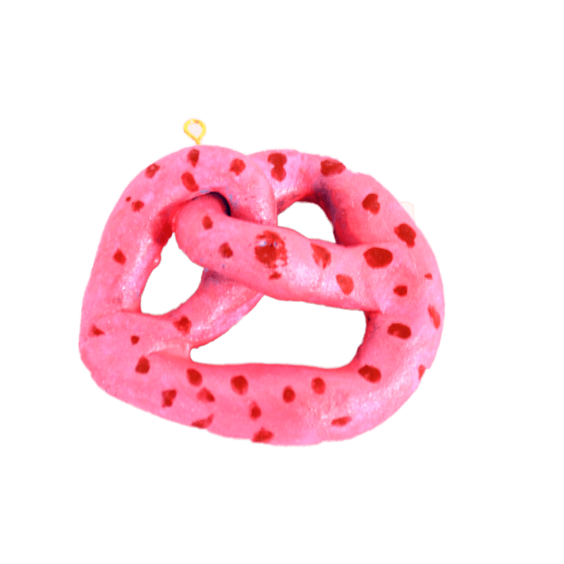 オーナメント作品] プレッツェル ピンク | takihana