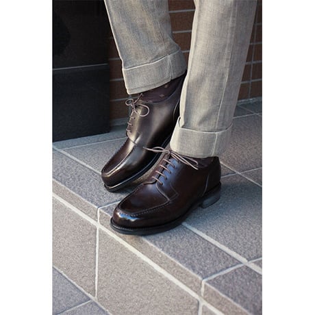 フランス アノネイ社製ボックスカーフ｜Apron front derby｜CP0401F-11