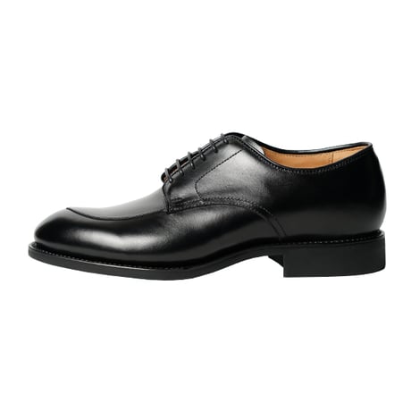 フランス アノネイ社製ボックスカーフ｜V-tip derby black｜CP2401F-01