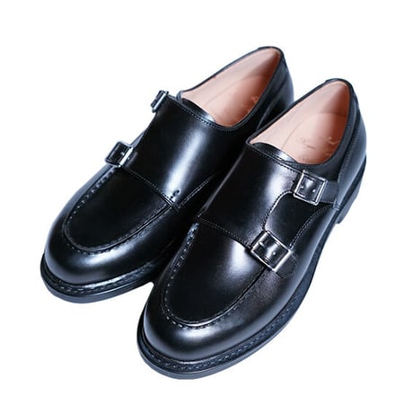 MORESCHI モレスキー　モンクストラップ　キャップトゥ　メダリオン MORESCHI モレスキー モンクストラップ キャップトゥ メダリオン