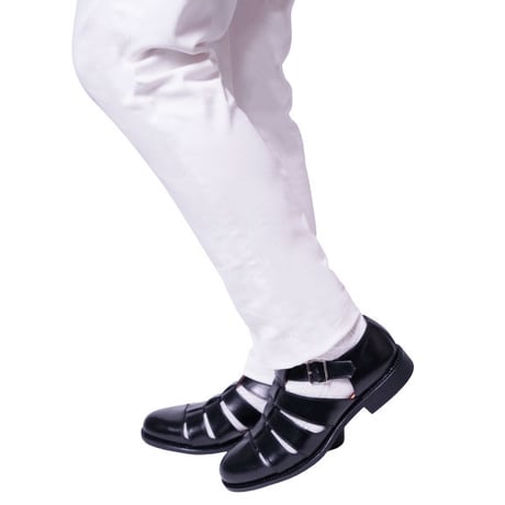 フランス アノネイ社製ボックスカーフ｜Gurkha sandal｜CP4901F-01