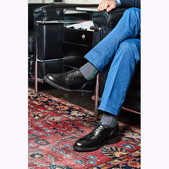 ノルウェージャンハンドソーンウェルテッド製法｜Split toe derby