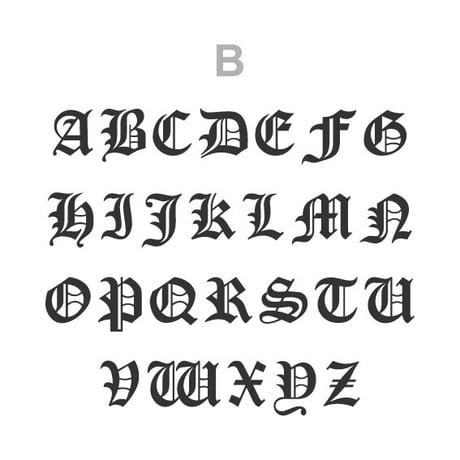 《フォントtype:B》カフリンクスへのイニシャル刻印サービス  | 42ND ROYAL HIGHLAND Silver Collection made in japan