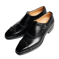 フランス アノネイ社製ボックスカーフ｜Diamond cap toe side strap｜CH9103FH-01
