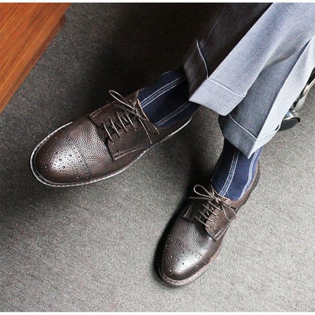 ノルウェージャンハンドソーンウェルテッド製法｜Semi brogue derby｜CHN7301E-11